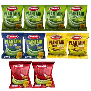 Tumbis Plantain Chips, Assorted Flavors