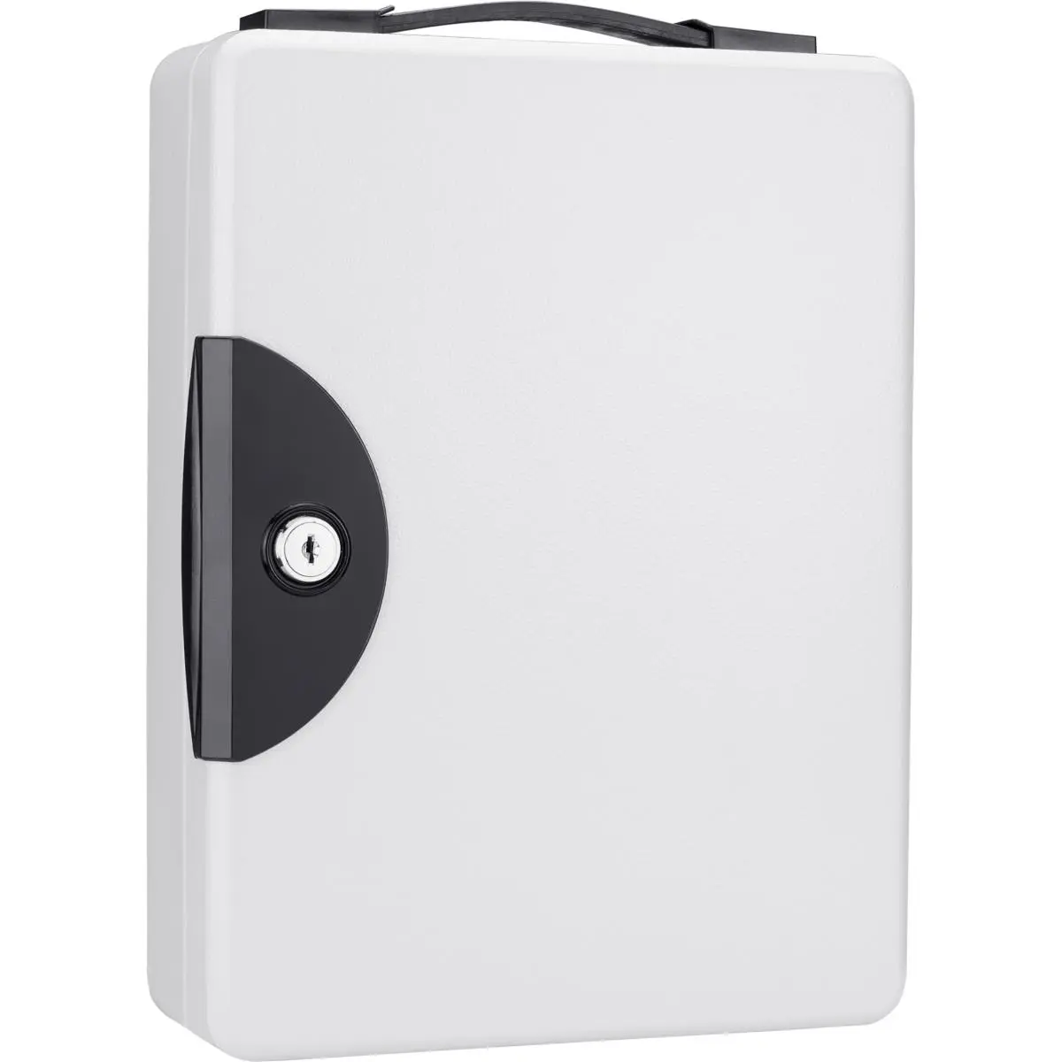 212 MAIN 50-Position Portable Hook Cabinet, Gray Lock Box with Key Lock, Key Tags, Steel Walls for Secure Home Office Storage