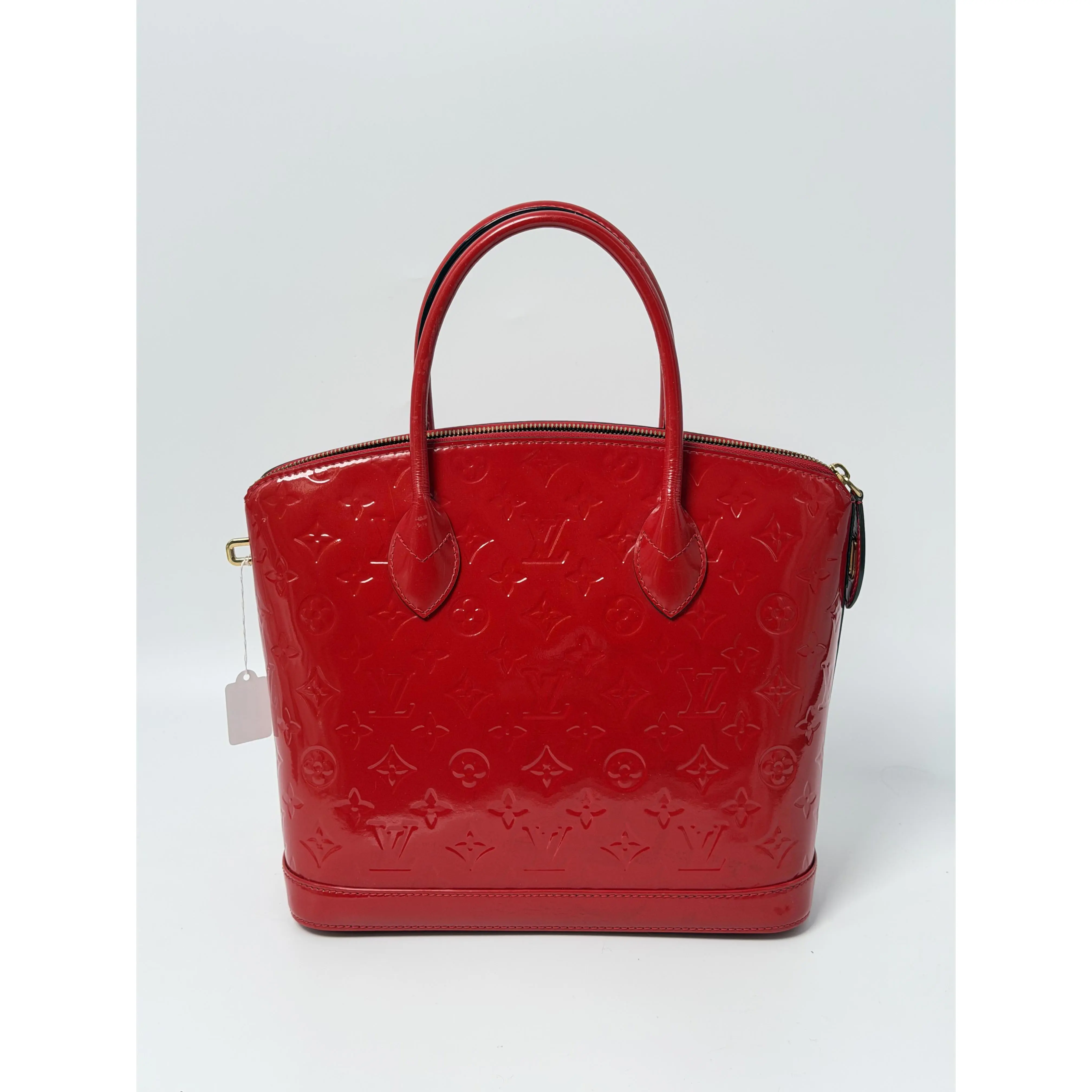 Pre-owned Louis Vuitton patent leather top handle Lockit Handbag Monogram Vernis JE85LV