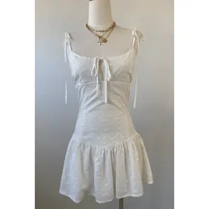 Embroidered Cami Mini Dress