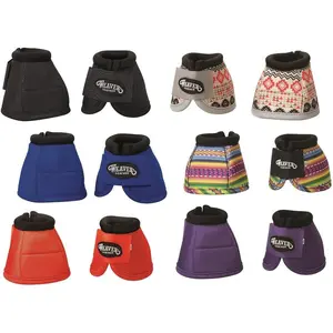 Weaver Leather No-Turn Bell Boots - 2520D Ballistic Nylon with Neoprene Lining - Multiple Sizes (Pair)