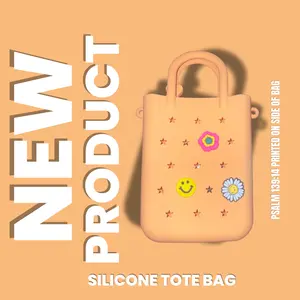 Girl Tote Bags - Silicone Bags - Kids Tote Bag