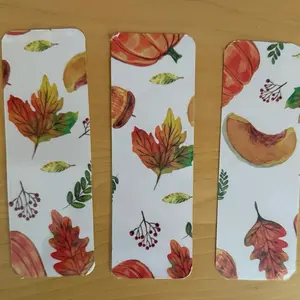 Fall bookmark