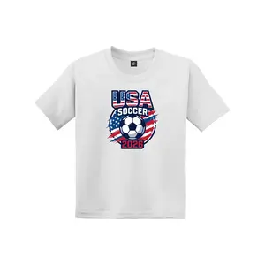 Youth USA Soccer 2026 Graphic T-Shirt, Patriotic Football Fan Tee, American Flag Sport Design, Game Day Outfit Gift