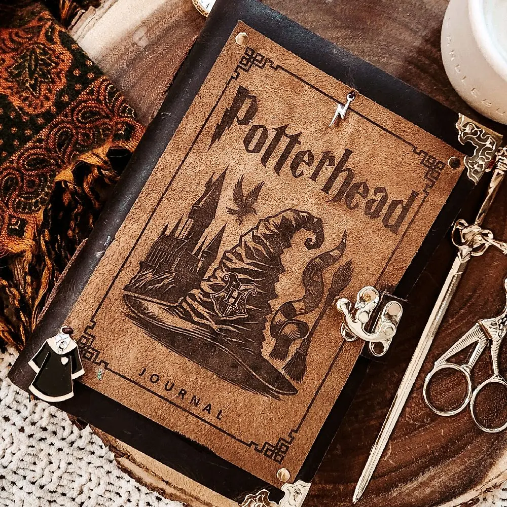 Potterhead leather Journal
