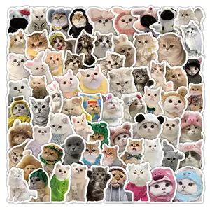 103 Pcs Cute Cat Stickers - Adorable Decor for Journals, Phone Cases, Water Bottles & DIY Crafts