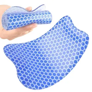 1pc Ski Shin Guards with Gel Padding, Anti-Friction Protectors for Ski Boots, Reusable Cushion Inserts for Blisters & Bruising