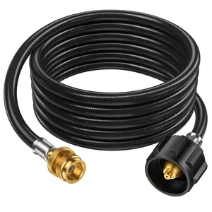 The Ultimate Camping Hack!  12FT Propane Tank Adapter for 20lb Tank - Universal Fit for Coleman, Blackstone & Buddy Heater