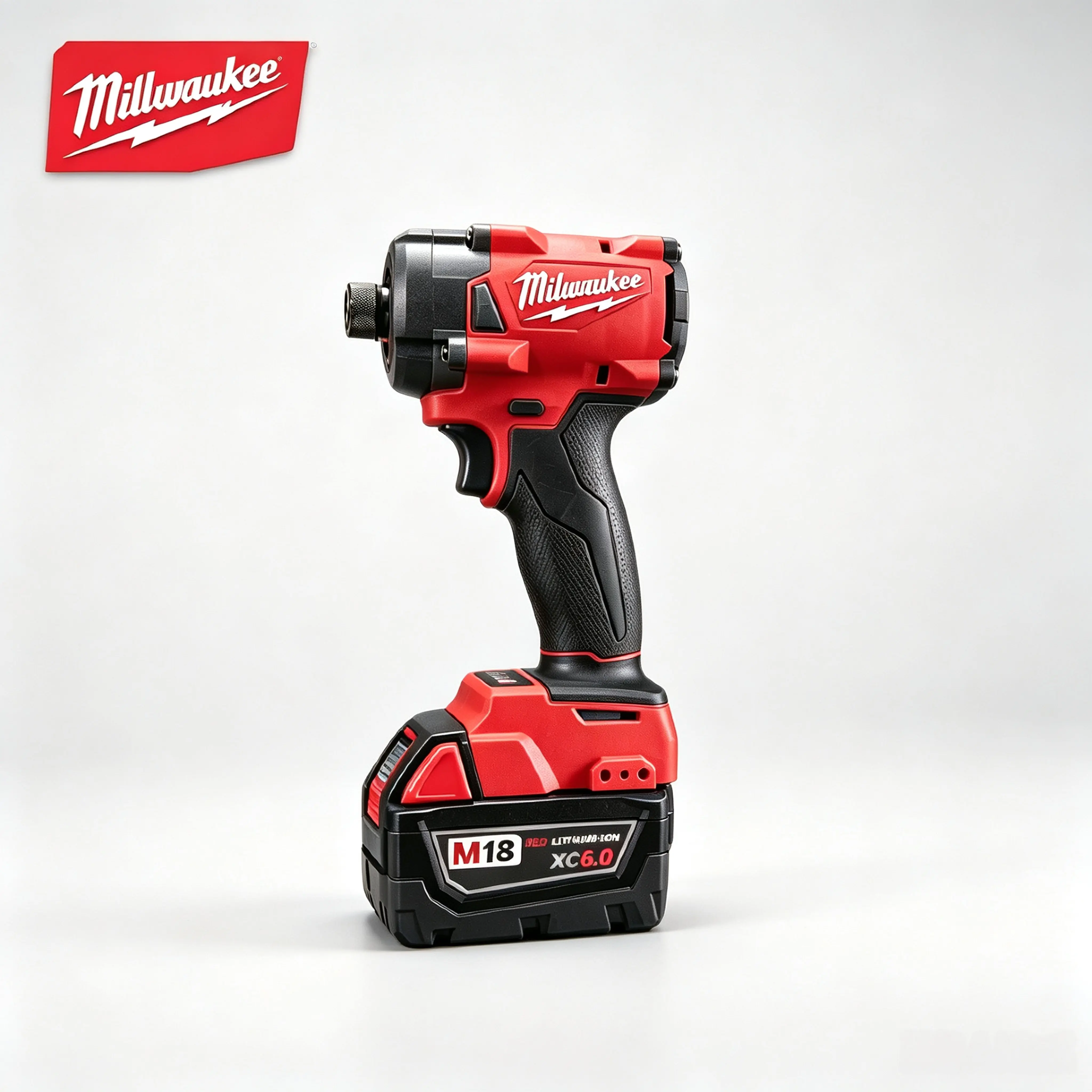 MILWAUKEE M18 FID3 18V 1/4In Cordless Impact Driver Kit For Cabinet Assembly & Deck Building  Battery Charger wrench power drill tool high  power tool screw removal equipment maintenance accessory speed torque