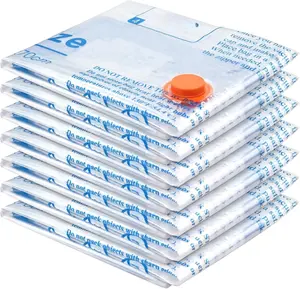 Storage Bags 7 Jumbo, Space Saver Sealer Bags,Plastic Packaging Bags,Compression Bags for Clothes, Pillows, Comforters, Blankets, Bedding,No pump,