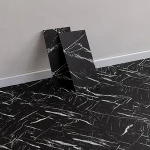 20/30/40pcs Marble Pattern Flooring, PVC Self-adhesive Wood Grain Floor Stickers, Durable Waterproof Oil-proof Indoor Floor Tiles, Suitable for Office, Bedrom, Homestay, Home Renovation Floor Wall Panels