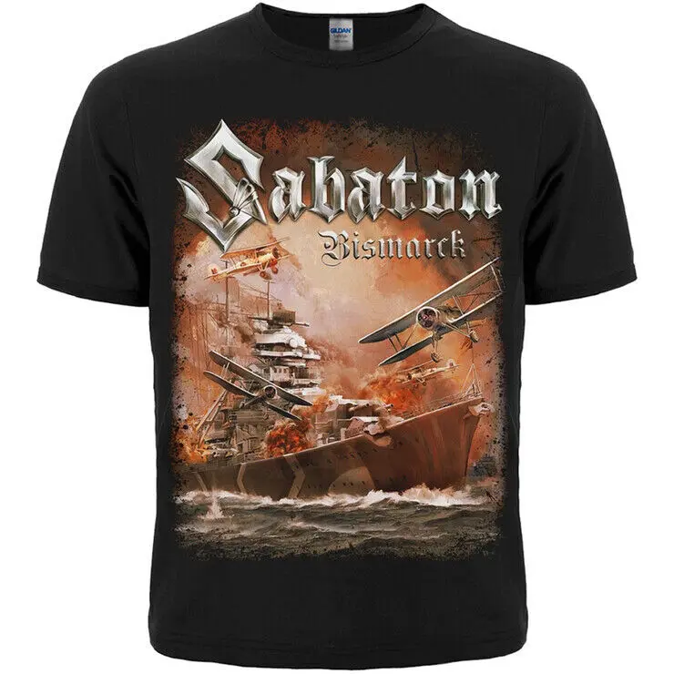 Sabaton 'Bismarck' T Shirt US Size S-6XL, Made In USA, All Colors, Gift for Women Men, 100% cotton, Classic Fit, Unisex T-Shirt