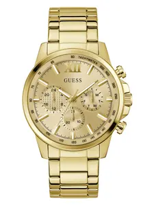GUESS Female Gold-Tone Multifunction Watch