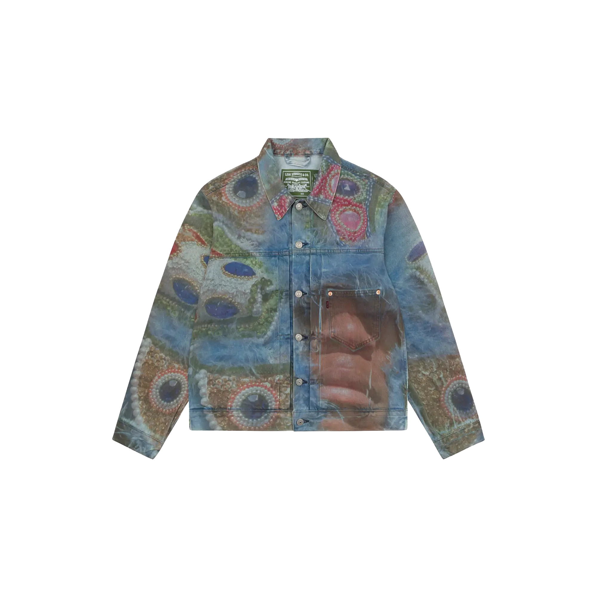 Big Chief Demond Type-1 Jean Jacket "Multicolor" DT396