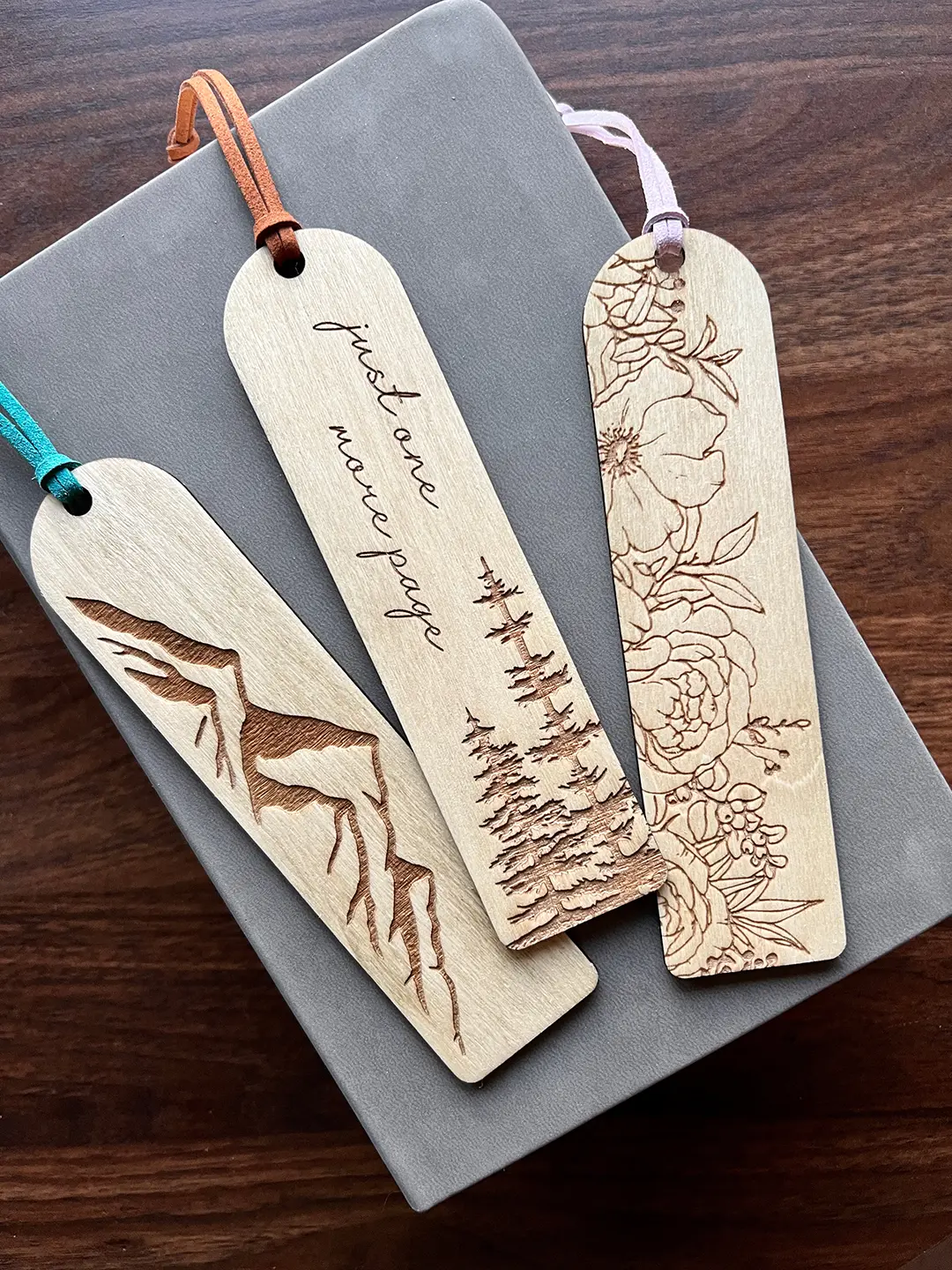 Wooden Engraved Bookmark | Contact for Custom Design