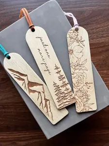 Wooden Engraved Bookmark | Contact for Custom Design