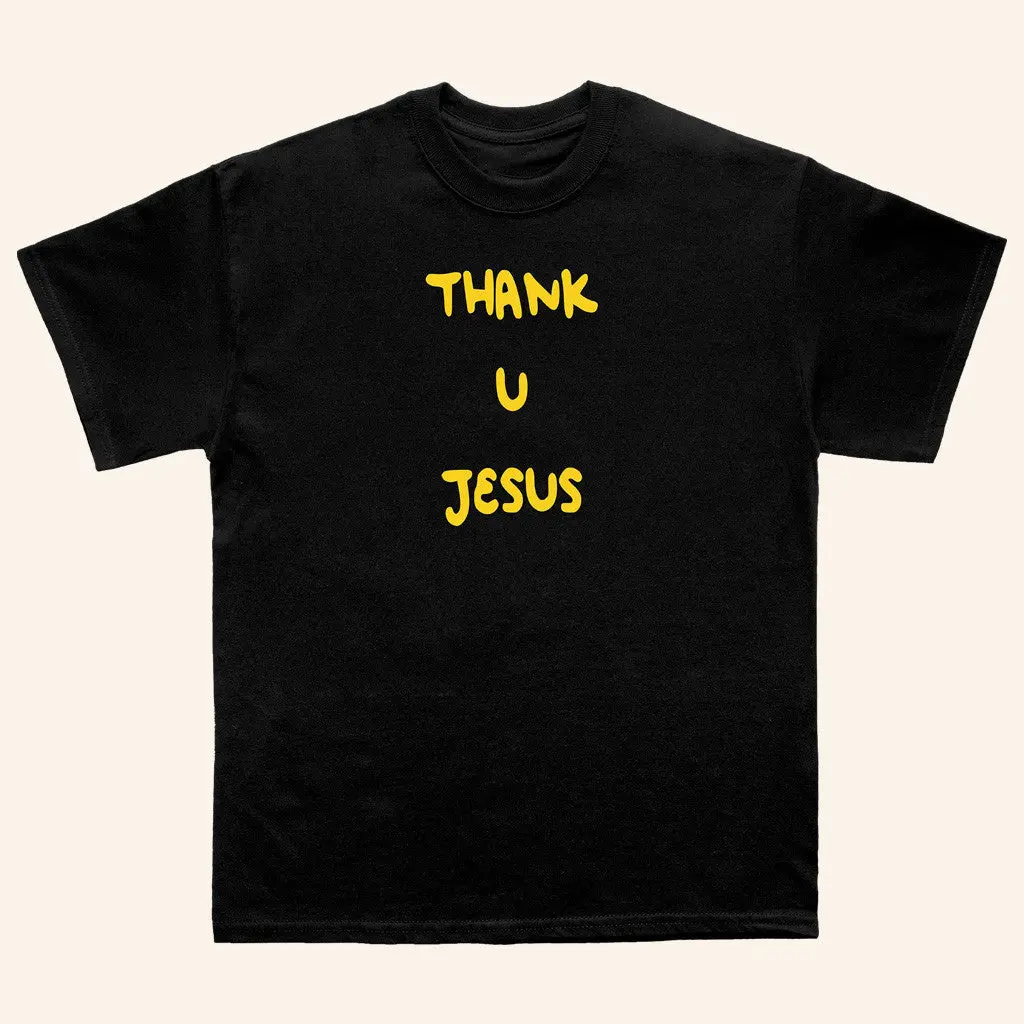 Daydr-an Harding Merch Thank U Jesus Black T-Shirt Gifts For