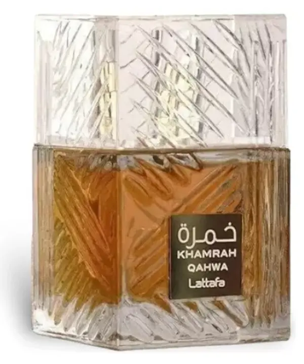 Lattafa Khamrah Qahwa Eau de Parfum, a Long-Lasting Cardamom Fragrance with Coffee and Vanilla, Unisex Gourmand Scent, 100ml (3.4 oz), Adults, Paraben-Free, Coffee-Vanilla, Spices Meet Creamy Gourmand, Made For Cooler Evenings, A Warm Gourmand Fragrance F