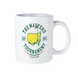 The Masters Golf 11oz Mug, 1934-2025 Augusta National Golf Club Cup, Father's Day Gift for Dad, Golf Lover Gift, Ceramic Coffee Mug, Sports Souvenir Tea Cup, 15oz Kitchen Drinkware, Gift for Masters Fans