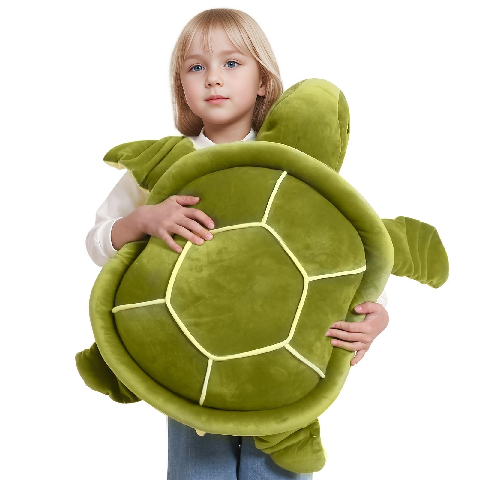 28-Inch Soft Plush Ocean Sea Turtle Stuffed Animals, Enormous Plush Pillows, Oversized Turtle Toys, Perfect Birthday Gifts for Children