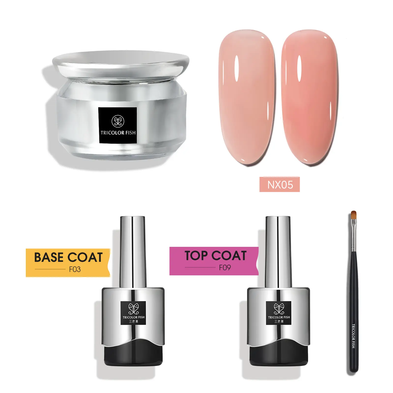 NX05 +Base Gel+Top Gel+light therapy pen