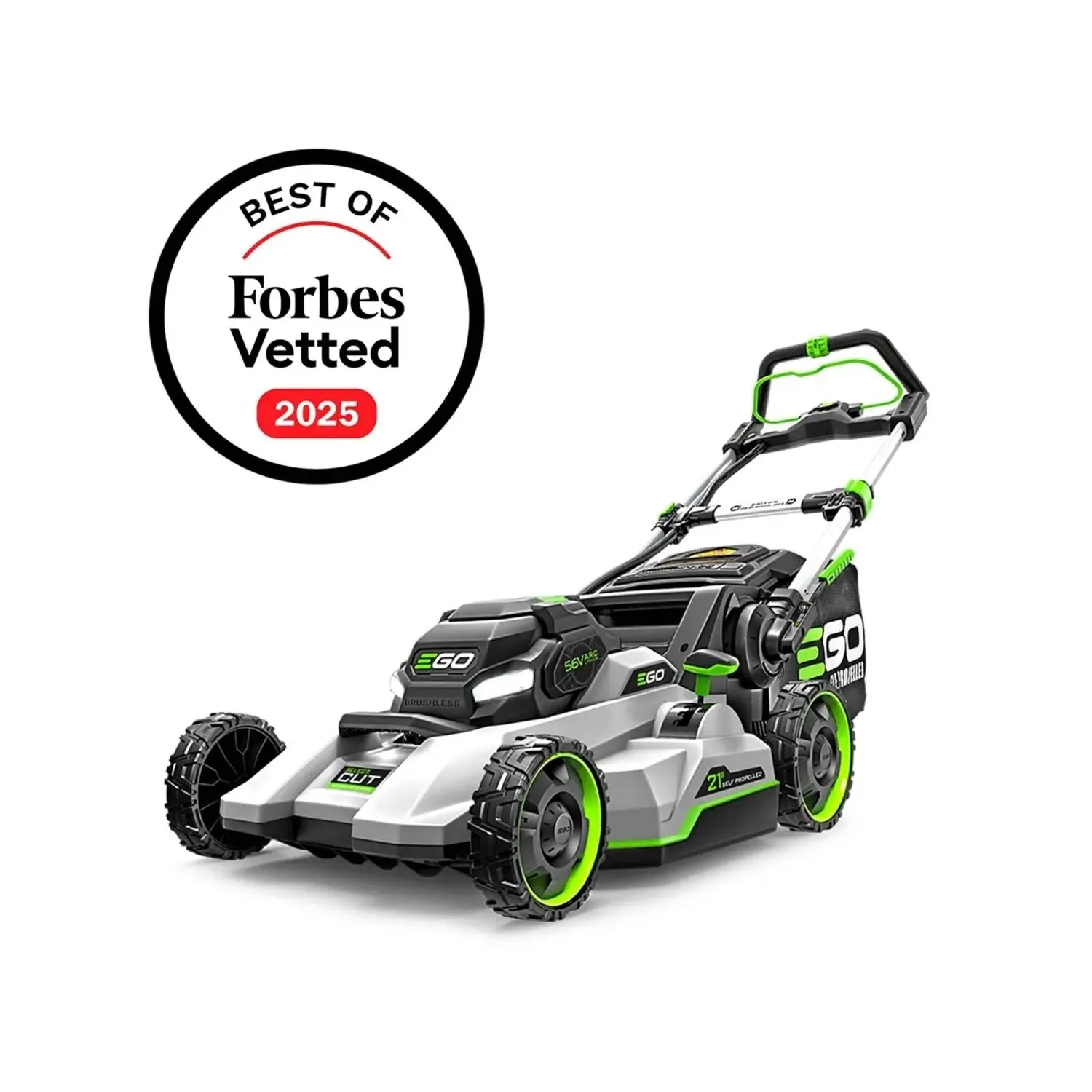 56V POWER+ Arc Lithium Self-Propelled Lawn Mower - 21-in Cutting Deck, Ego Touch Drive Kit, 7.5Ah Batteries, Blade Set, Push-Button Start, Quick-Fold Design, Quiet Operation, Eco-Friendly, Lightweight, 3-in-1 Versatility, Low Maintenance for Homeowners