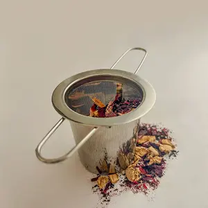 Double Handle Tea Strainer