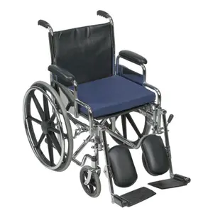 Mabis  Standard Polyfoam Wheelchair Cushion - 16 x 18 x 2 - Navy