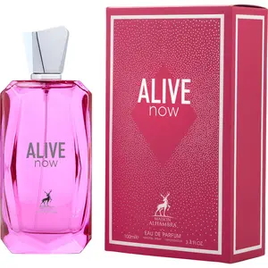 Maison Alhambra Alive Now Eau De Parfum (EDP) - 3.4 fl oz Fragrance Spray, Unisex Citrus Bergamot Scent for Energy Boost