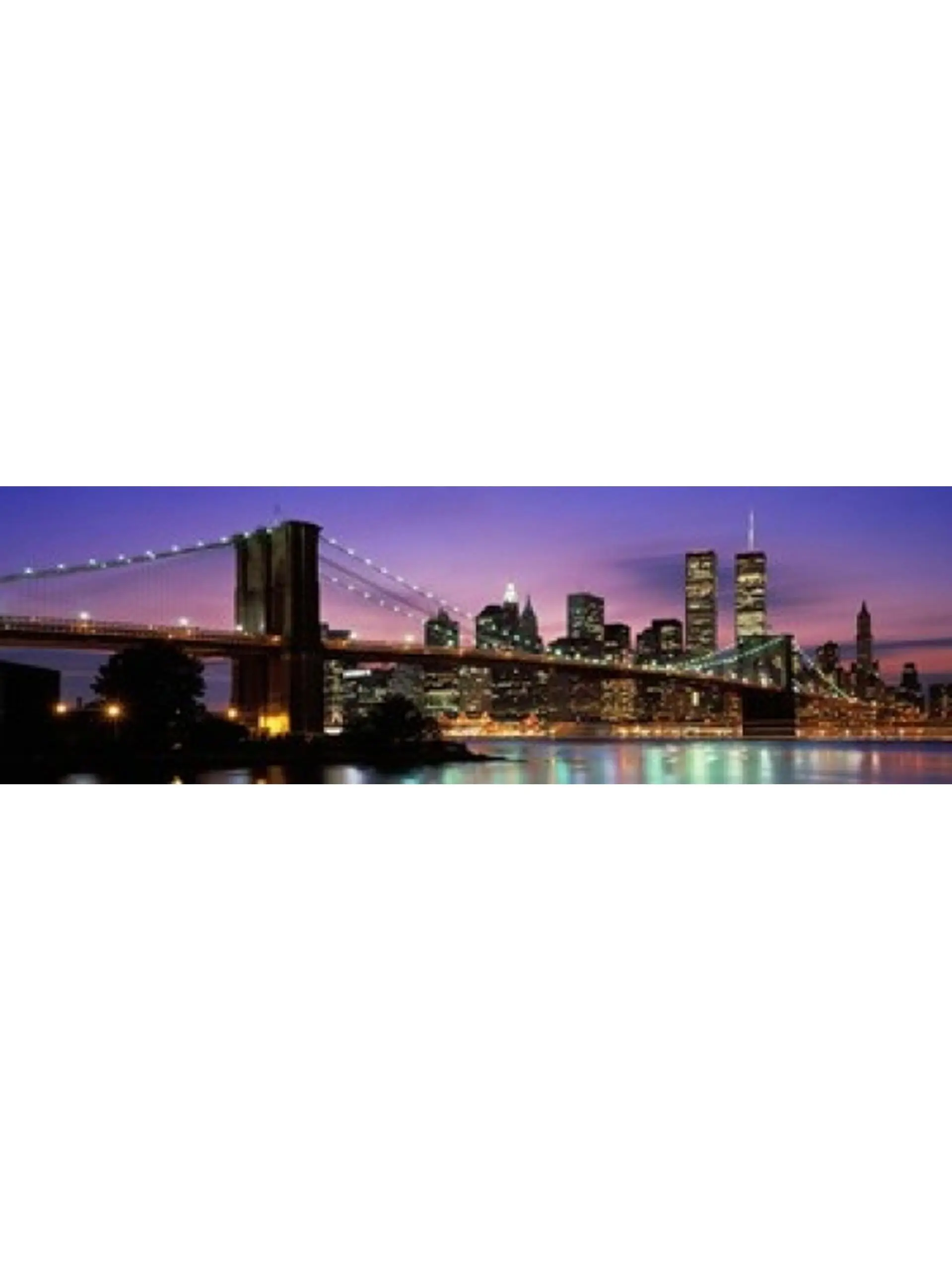 Panoramic Images PPI63829S Brooklyn Bridge New York Ny USA Poster Print, 18 x 6