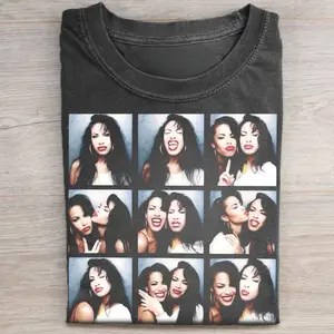Selena and Aaliyah Photoboots 90s Vintage Tee, Aaliyah Shirt, Selena Shirt, Aaliyah Hiphop R&B Graphic tee, Singer Music,  R&B Shirt