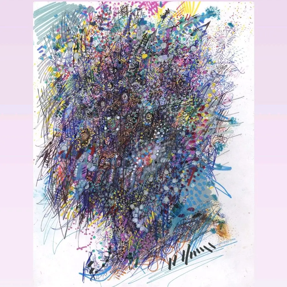 Michael Alan Alien "Untraceable Origin" 8.5”x11” fine art print