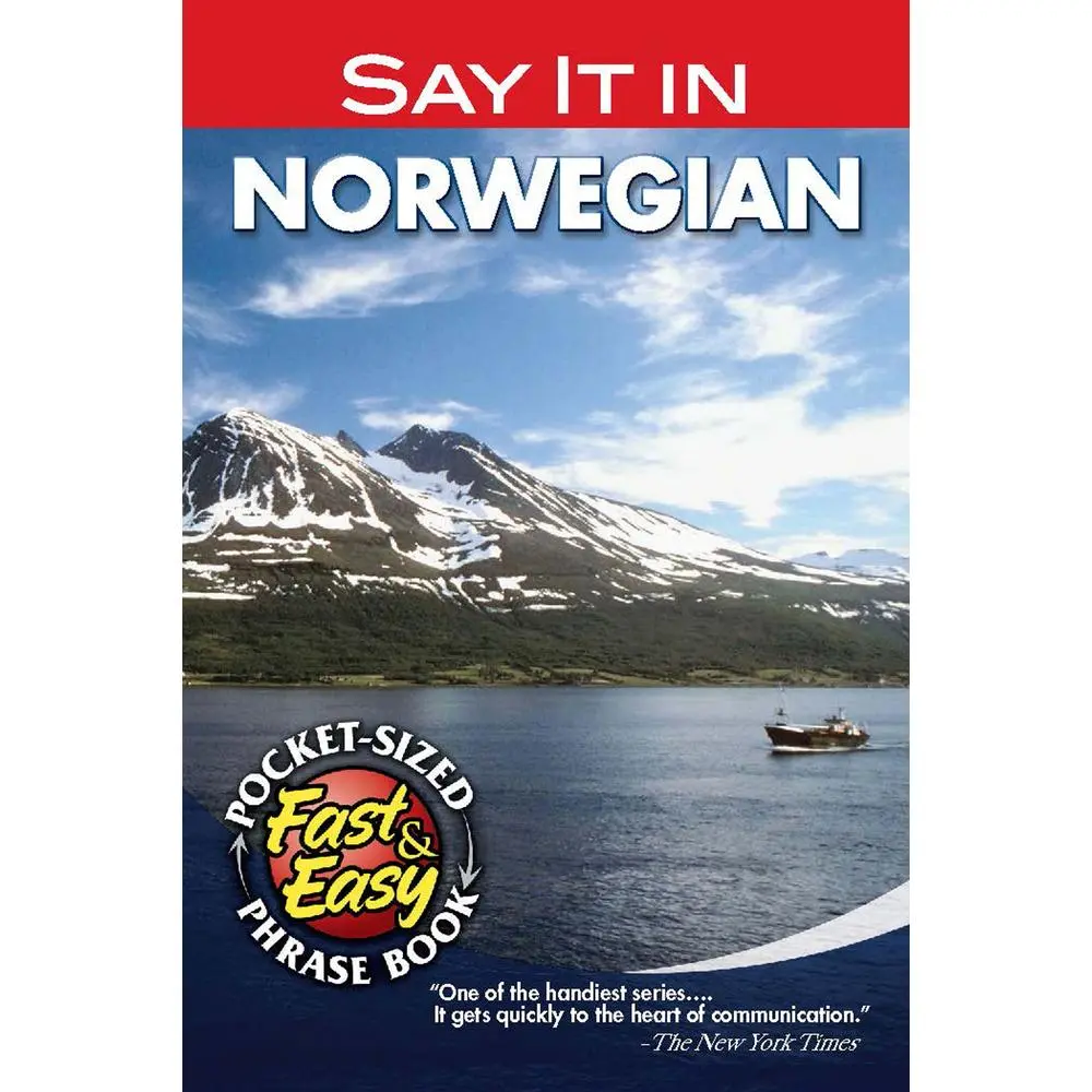 Used Literature Book - "Say It in Norwegian" by Dover Publications Inc (Pocket-Sized Paperback, English) - Compact and Comprehensive Reading Materials with Over 1,900 Up-to-Date Entries