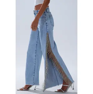 ESSENTIAL RELAXED FIT BLING DENIM JEANS