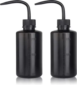Tattoo Wash Bottle Squeeze 2Pcs 250ml Water Squirt Bottle Succulent Watering Safety Rinse Watering Tools Tattoo Supplies