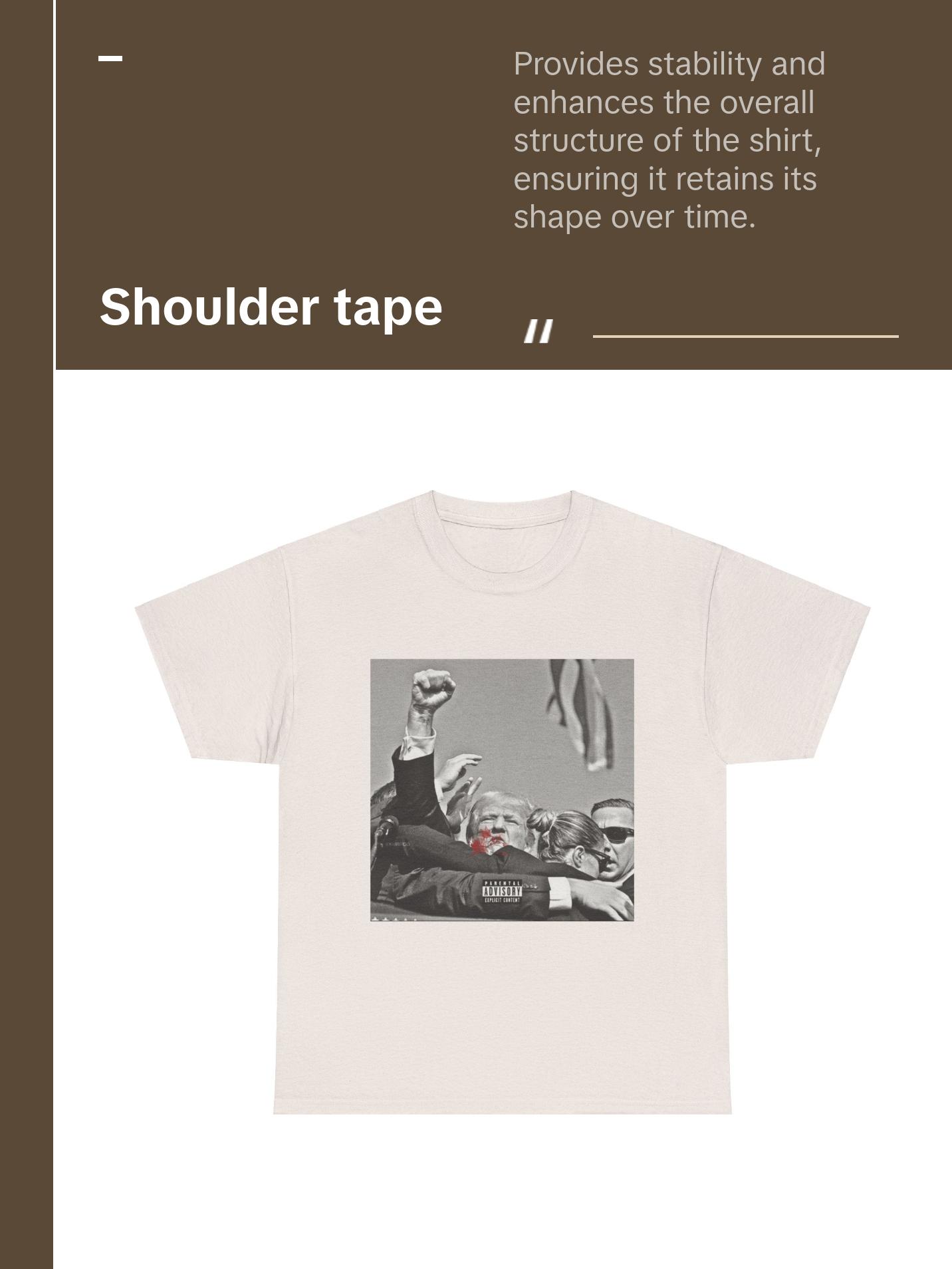 Political Rally Survivor Unisex Tee Shirt, Trump Supporter Gift, Conservative Apparel, Election Campaign Merch, Patriotic Clothing