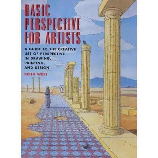 USED Book - Basic Perspective for Artists: A Guide to the Creative Use of Perspective in Drawing, Painting and Design by Keith R. West (Paperback) - english