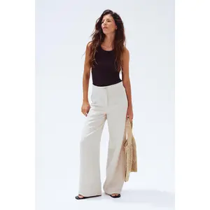 H&M Linen-blend trousers