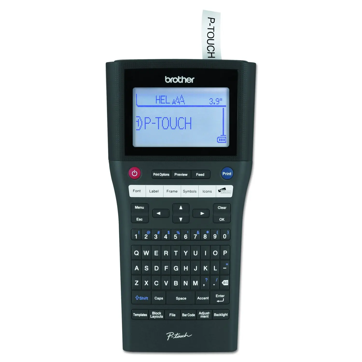 Brother P-touch PC-Connectable Label Maker Black PTH500LI