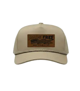 DGO Made Free Leather Patch Trucker Hat