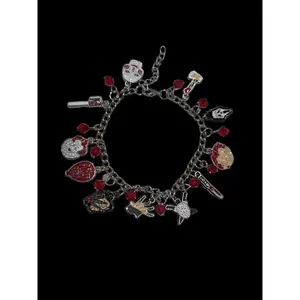 Horror charm bracelet Freddy Krueger Saw Jason Voorhees scream Chucky
