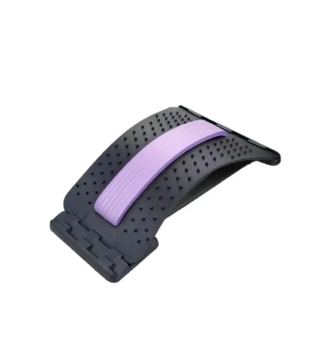 Low back stretcher relieves low back pain, level 4 adjustable, lumbar back splint scoliosis, spine decompression
