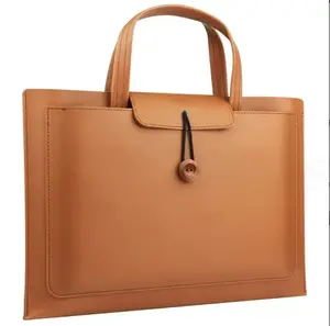 Waterproof Portable Laptop Sleeve PU Leather Envelope Clutch Briefcase for Women Men for Lenovo Xiaoxin Pro 13 Macbook Matebook