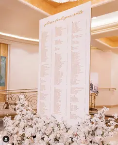 Personalized 4' x 8' Seating Chart Wall (Los Angeles Area)