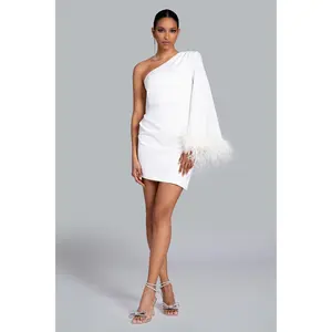 Ghrail "Ellis" Crepe Mini Dress G023