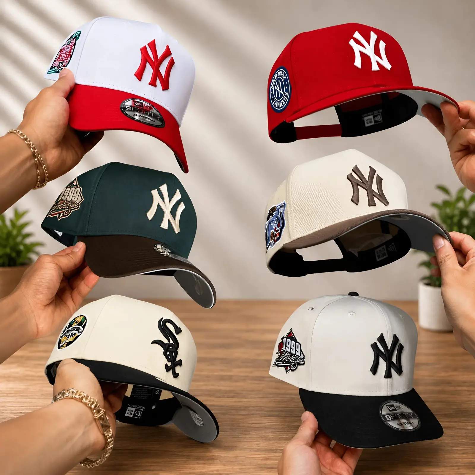 New Era MLB NY Yankees Baseball Cap – Premium 9FORTY 59FIFTY Adjustable Snapback Hat, NY Yankees Team Logo, Embroidered Baseball Hat, Curved Brim, Unisex Men Women Streetwear, Hip Hop Fashion, Casual Sportswear, USA 2026