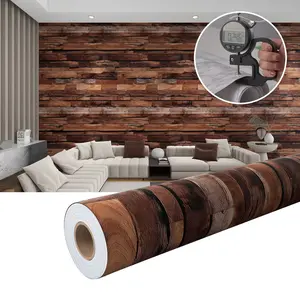 1 Roll Vintage Brick Pattern Wallpaper – Self-Adhesive Brick Wall Décor Sticker for Walls, Easy to Remove, Durable Vinyl Material, Waterproof, Realistic Textured Design, Perfect for Home Décor and Wall Decoration