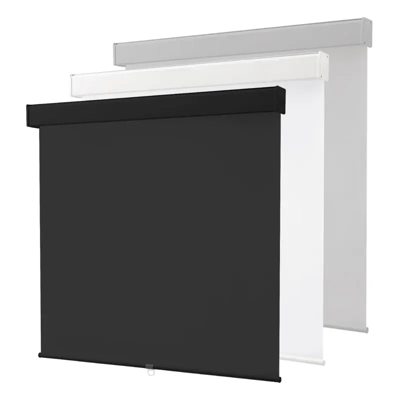 Blackout Roller Shades Window Blinds for  and Office Cordless Blinds ( Blackout  Shade Fabric Samples) christmas party home decor