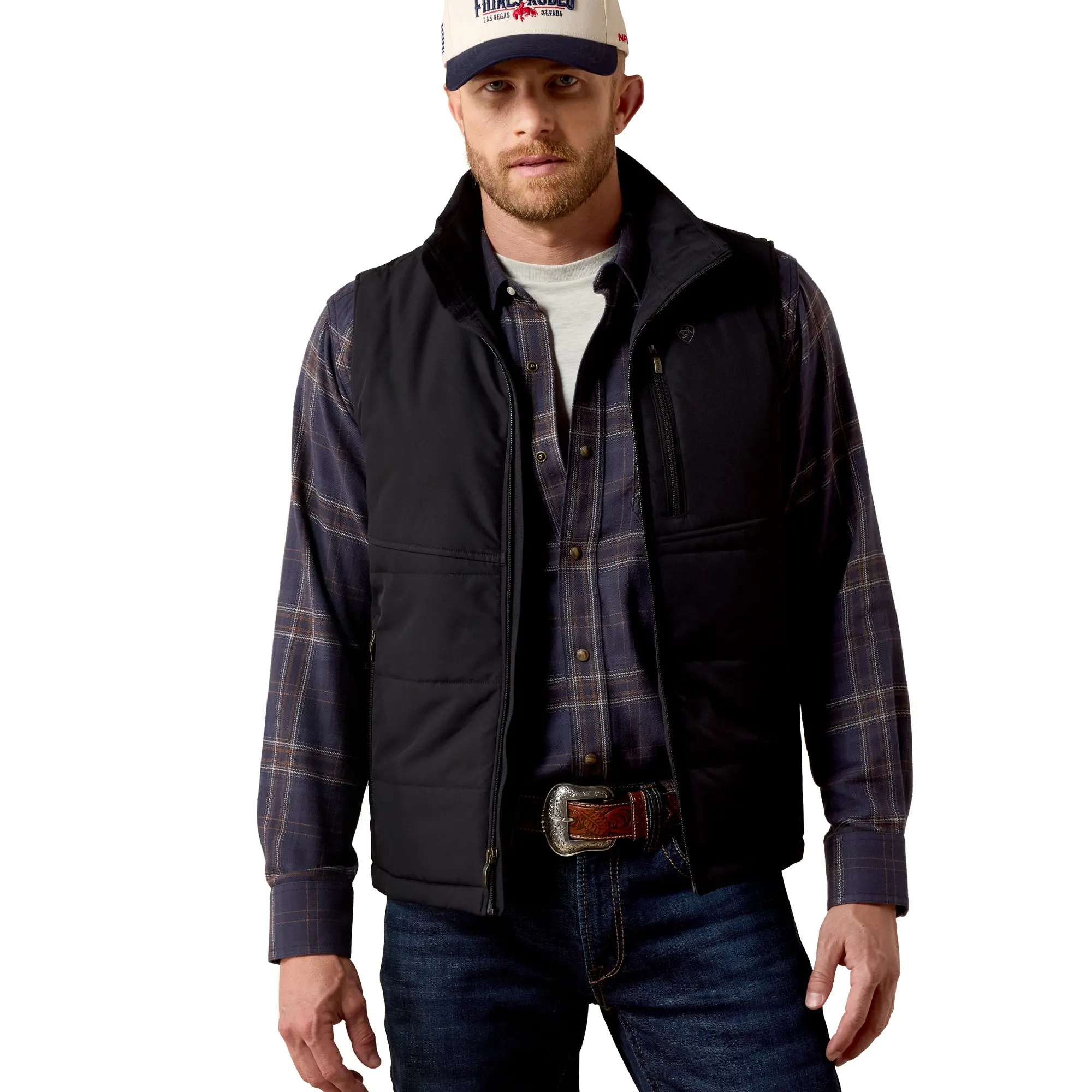 Ariat Men's Titan Black Full Zip Insulated Vest 10081914
