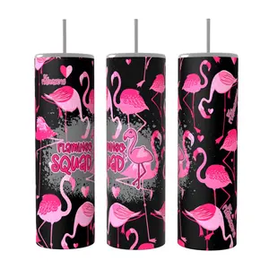 Flamingo Squad 20 oz Tumbler Coffee Drinkware